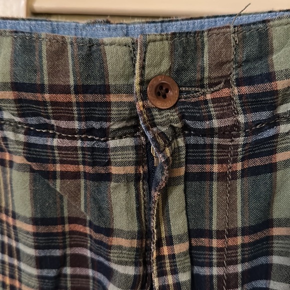 Men’s 40 inch olive green plaid Polo by Ralph Lauren shorts - Picture 5 of 15